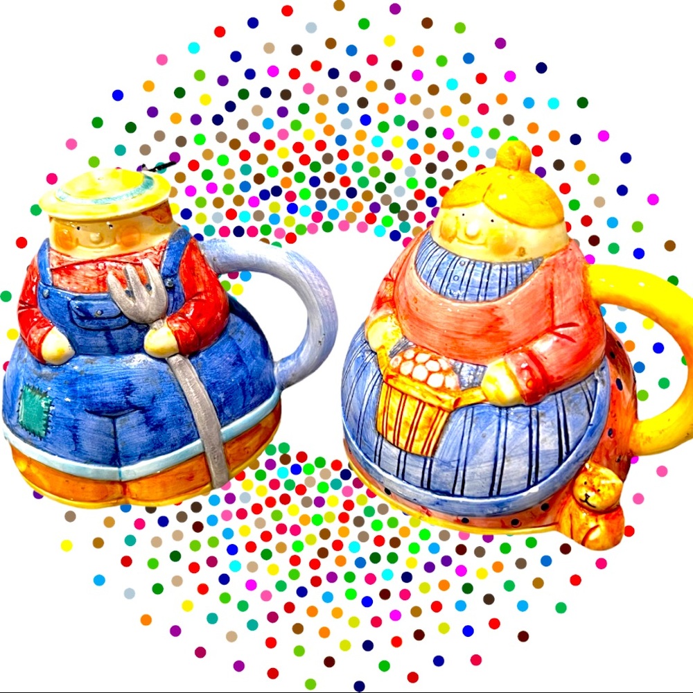 Down Home Collection 1995 “Farmers” Salt & Pepper